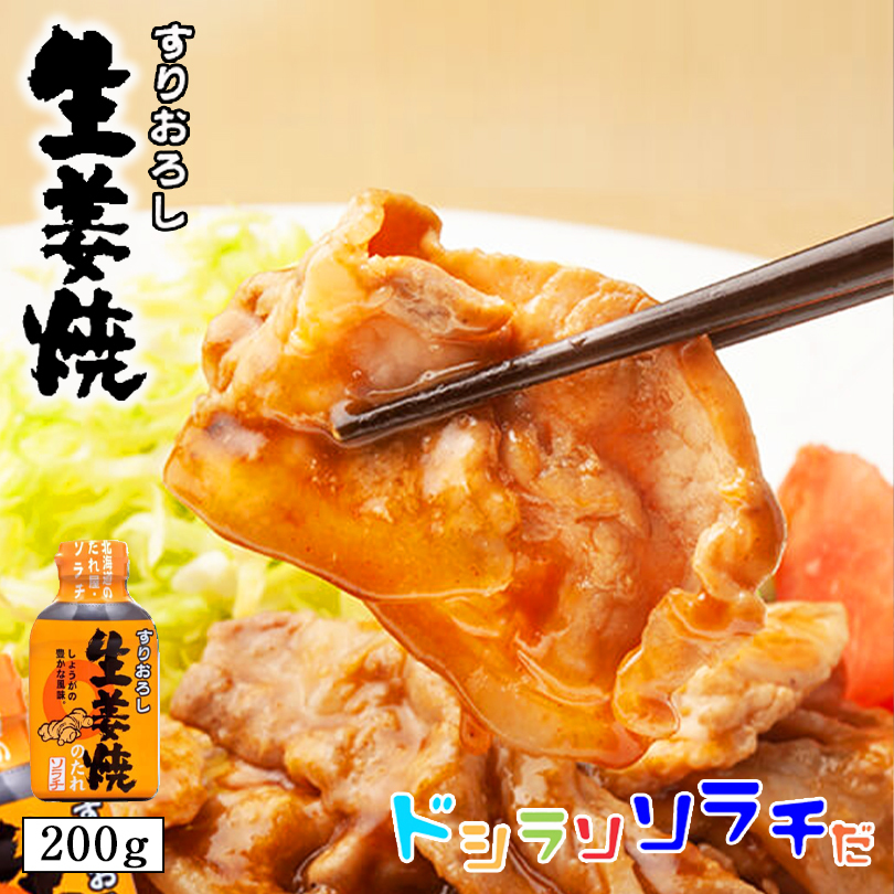 ソラチ すりおろし生姜焼きのたれ 0g 2個セット 送料無料 送料込 北海道