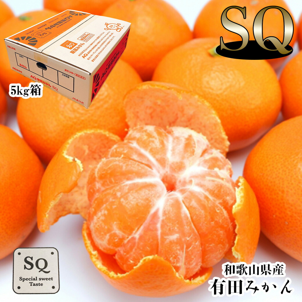 楽天市場】みかん 有田 SQ 小玉 Sサイズ 糖度12度以上 和歌山県産 有田