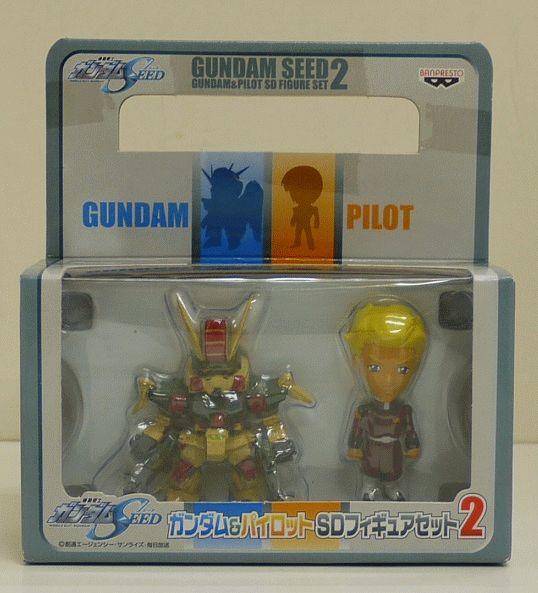 ガンダムSEED ガンダム＆パイロットSDフィギュア　未開封全９種 機動戦士ガンダムSEEDガンダム＆パイロット SDフィギュアセット
