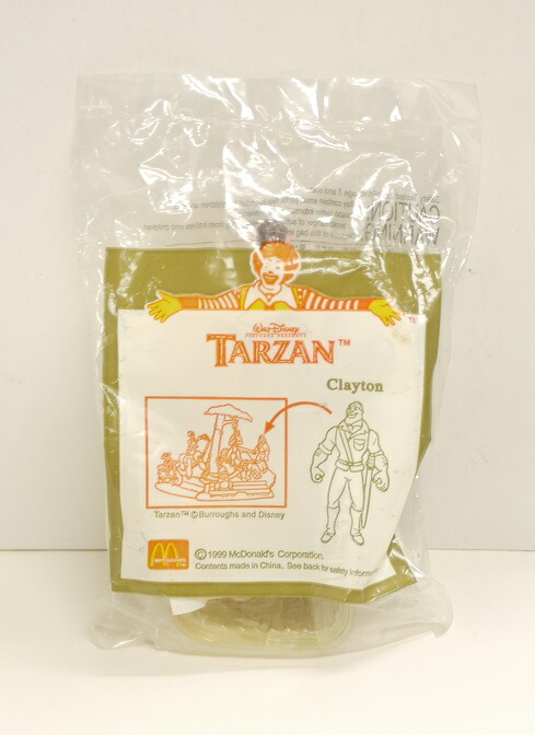 楽天市場 未開封 ターザン クレイトン Tarzan Clayton マクドナルド ハッピーセット ハッピーミール 中古 宇宙戦艦ヤマダ