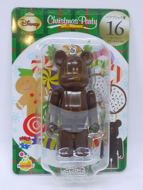 楽天市場 Be Rbrick ベアブリック 100 Happyくじ Disney Christmas Party ベアブリック賞 16 グーフィー ビターチョコver 中古 宇宙戦艦ヤマダ