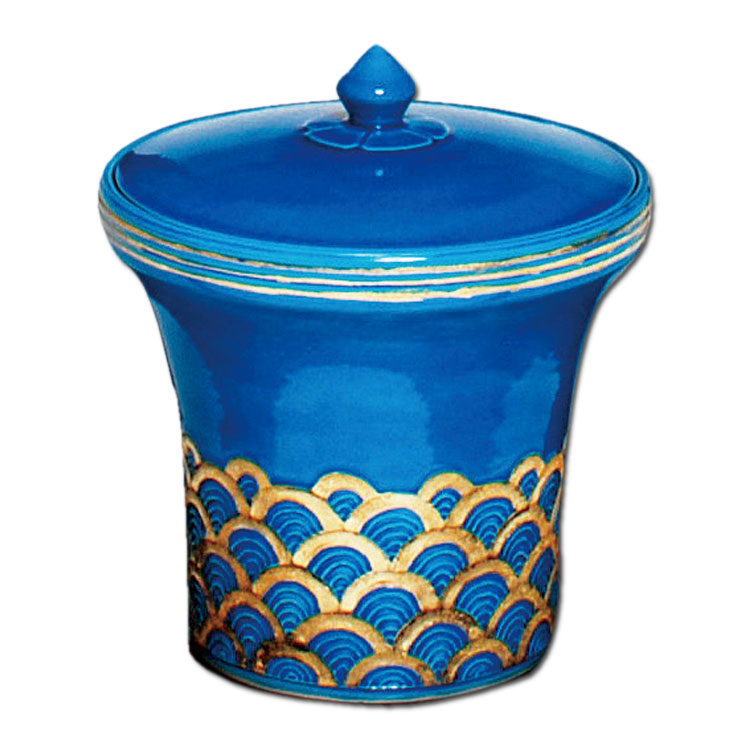 楽天市場】茶道具 水指 クリスタル 末広水指 大中繁明作 : 茶道具