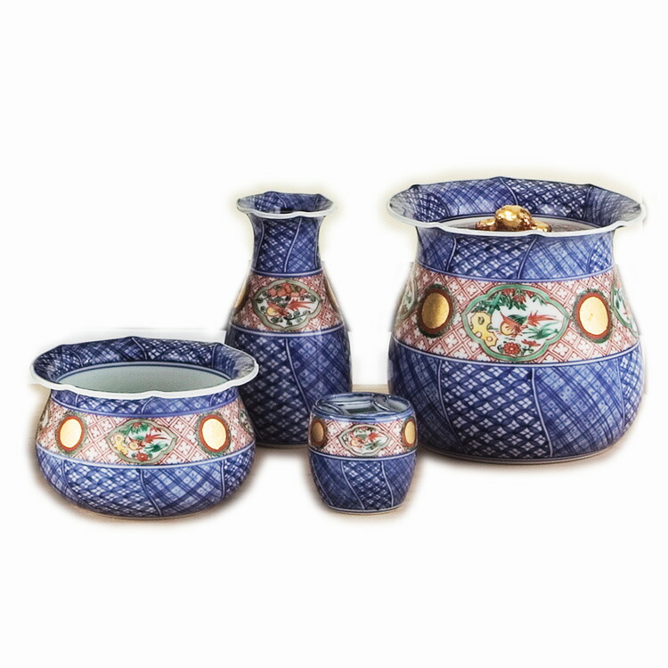 楽天市場】茶道具 仁清 砂金袋水指 宝尽文 山川巌 (茶道具 通販 楽天