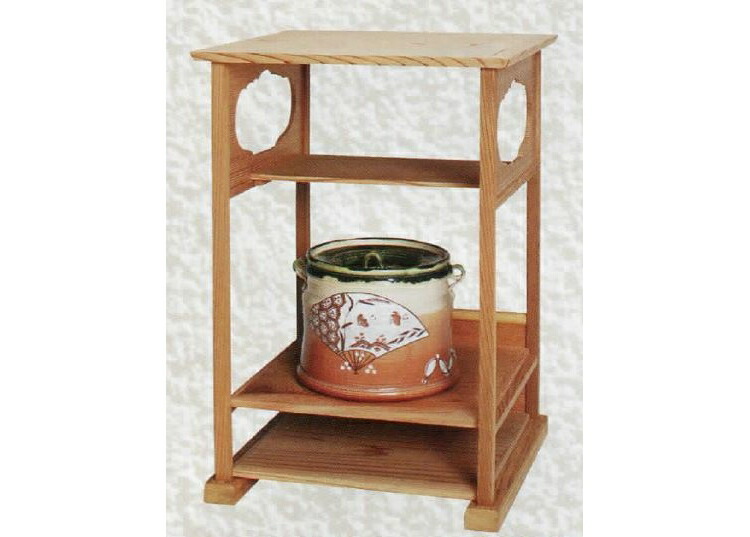 ☆ 八景棚 井口海仙好み 田原一斎作 未使用の為差込みキツ目です