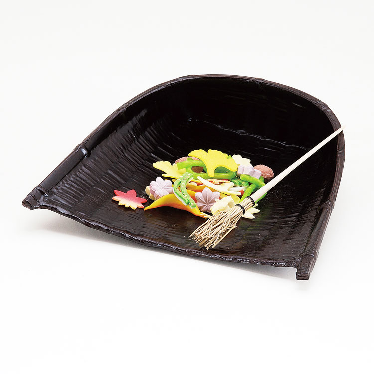 【茶道具】篁斎作　箕 菓子器　 主菓子 菓子器169 茶道具】篁斎作 箕 菓子器 主菓子 菓子器169