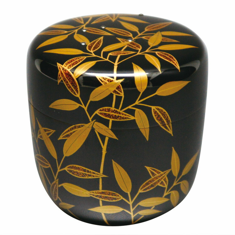 楽天市場】茶道具 棗 薄茶器 笹桐蒔絵中次 和田寿峰作 桐箱入り