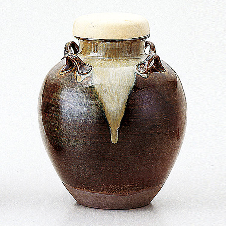 楽天市場】【茶器/茶道具 飾茶壺（飾壺）】 高取焼き 鬼丸雪山作