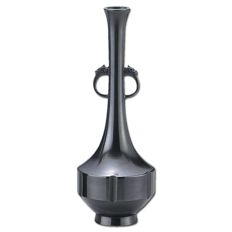 楽天市場】茶道具 花入 唐銅花入 鶴首花入 金谷浄雲作 : 茶道具・抹茶