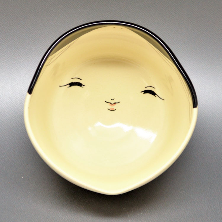 茶道具 抹茶茶碗（まっちゃちゃわん） お福茶碗　宝尽 中村 与平作