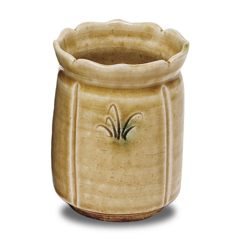 楽天市場】茶道具 瀬戸焼 黄瀬戸八角火入 加藤愛助作 : お茶道具の駒屋