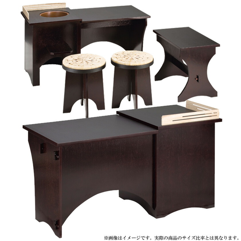 楽天市場】【茶道具・立礼卓】立礼卓（立礼棚）布摺立礼卓セット