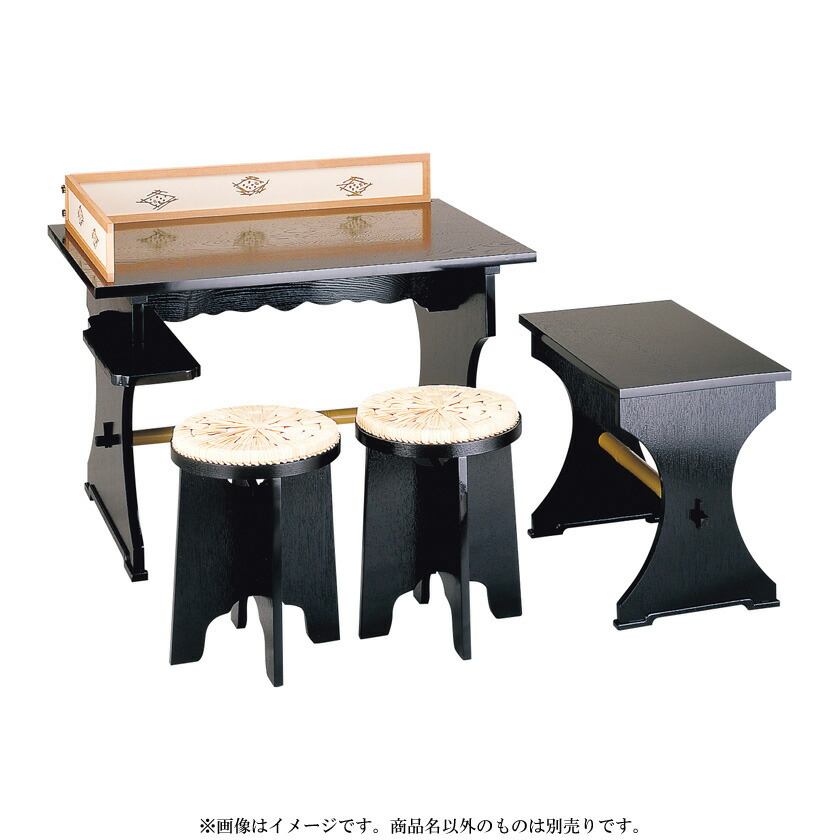 ポイント3倍以上(カード利用) 茶道具 立礼棚(りゅうれいだな) 点茶盤 掻合塗 表用セット 中村宗悦 ●商品名以外のものは別売です。