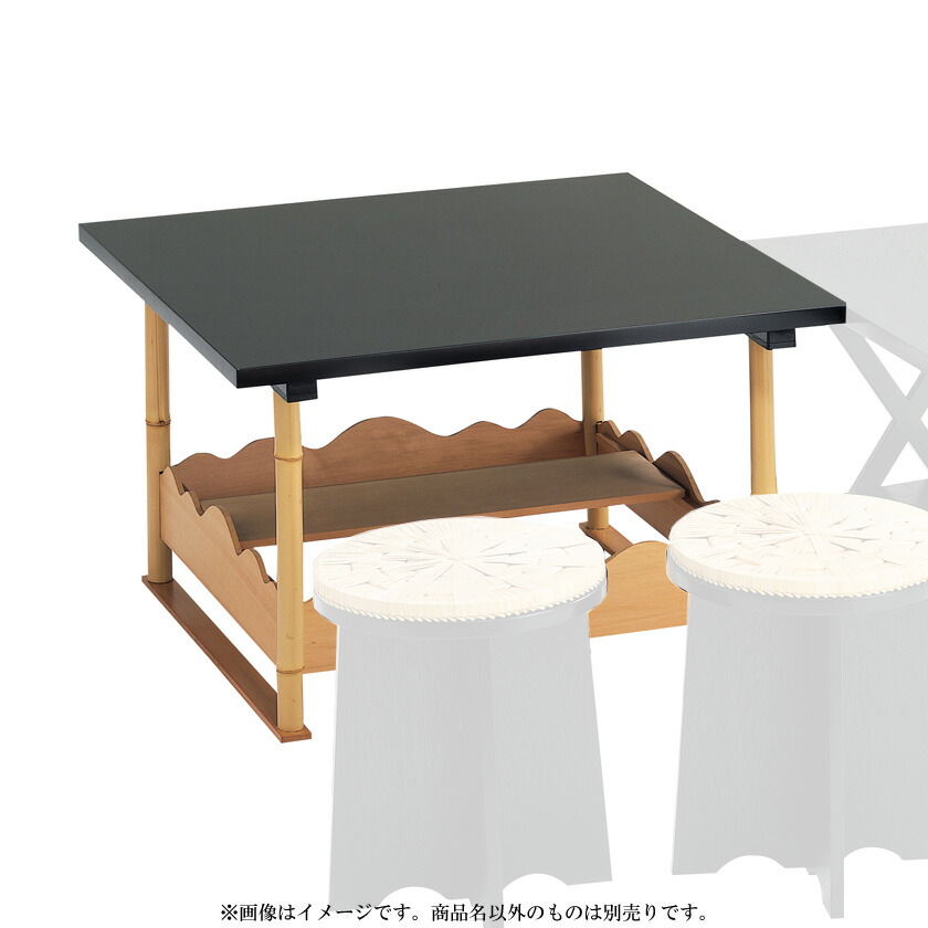 尖んがり3倍以上（歌留多当てはめる） 茶道具 立礼棚（りゅうれいだな） 再好 点茶盤 (天盤は真塗) 中村宗悦 ●商いもの名以外の其の儀は別売です。