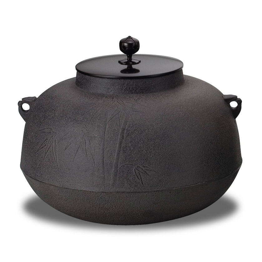 楽天市場】茶道具 風炉釜 菊地政光作 浜松地紋真形釜 : 茶道具・抹茶