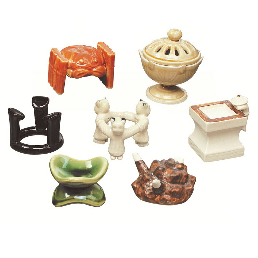 楽天市場】【茶道具 / 蓋置】 七種蓋置 (色変り) 五陶 作 (化粧箱