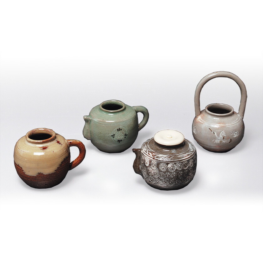 楽天市場】四滴茶入（鉄山作） 木箱入り [鉄釉5.5×10cm 92g/黄