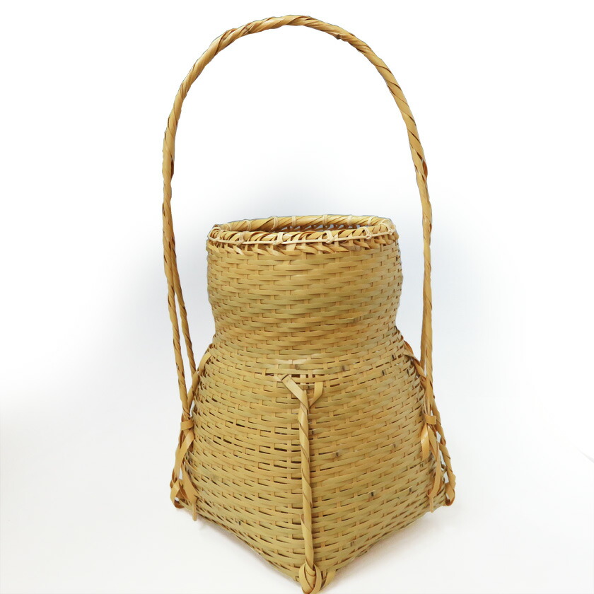 楽天市場】茶道具 花入 花籠 籠花入 虫籠 染竹 (上塗竹入子