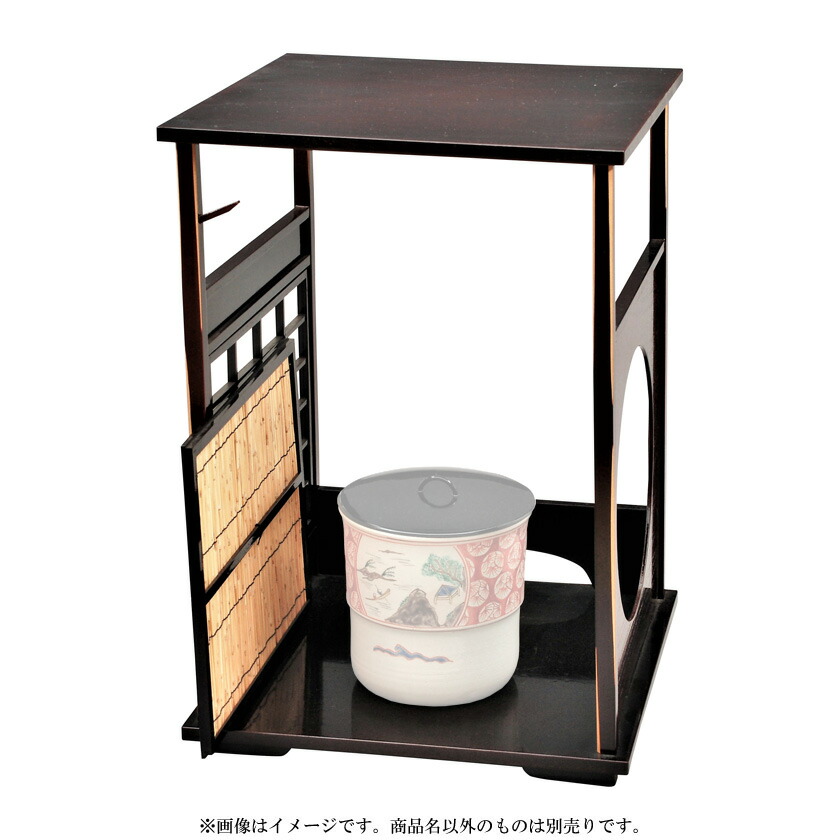 茶道具　日月棚 楽天市場】【茶道具】【棚物】圓能斎好み花月棚（ボール箱）【送料