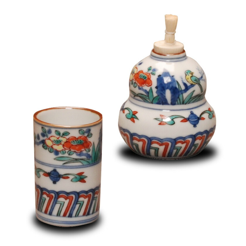 楽天市場】茶道具 茶箱 茶巾筒 青楽 七宝透 : 茶道具・抹茶・八女茶の