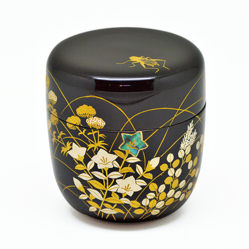 楽天市場】茶道具 中棗夕顔蒔絵 田中 修作 : 佐藤大観堂