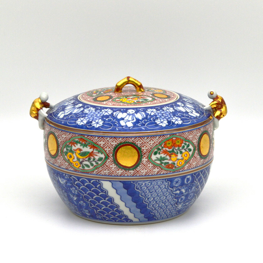 楽天市場】茶道具 茶道 水指 色絵 二閑人水指 高野昭阿弥 ギフト 通販