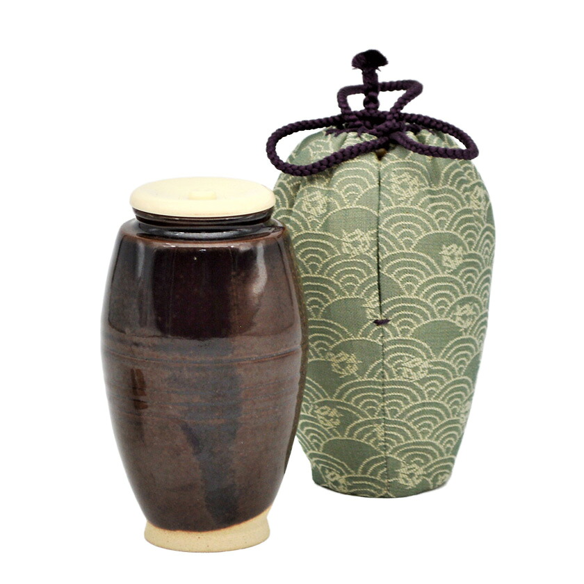 尖んがり3倍以上（歌留多当て嵌める） 茶道具 茶入（ちゃいれ） 茶入 横糸目 ラクト蓋 陶若窯