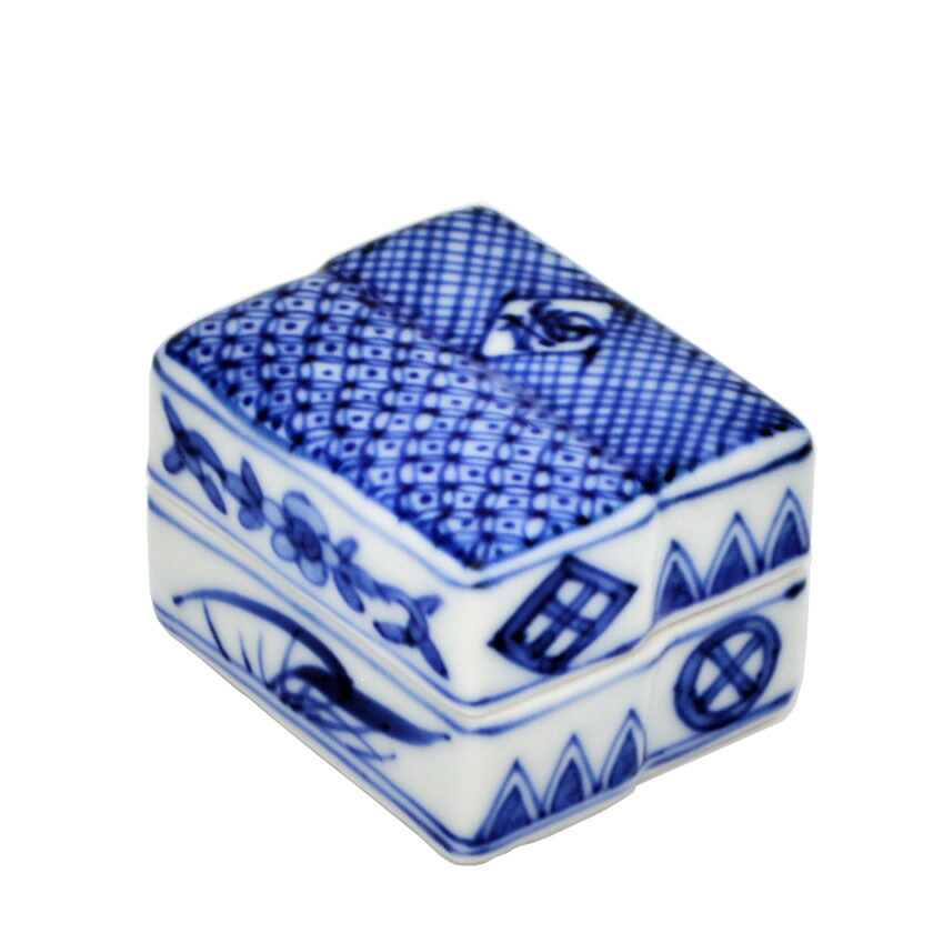 楽天市場】川本了生黒織部弾香合 木箱入【陶器/茶道具】 : せともの屋