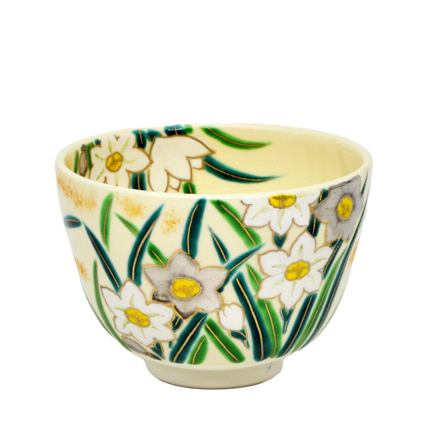 楽天市場】茶道具 抹茶碗 茶碗 仁清写し 扇面流水 宮地英香作 : 茶道具