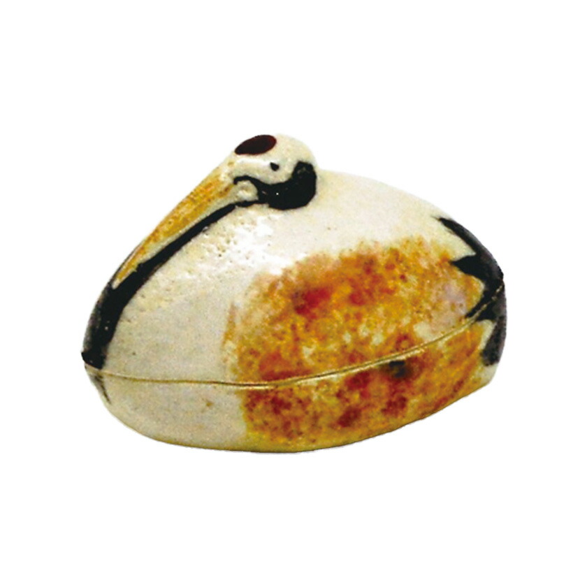 楽天市場】【茶器/茶道具 香合】 ぶりぶり香合 縁起祥福 鶴亀 島津有職