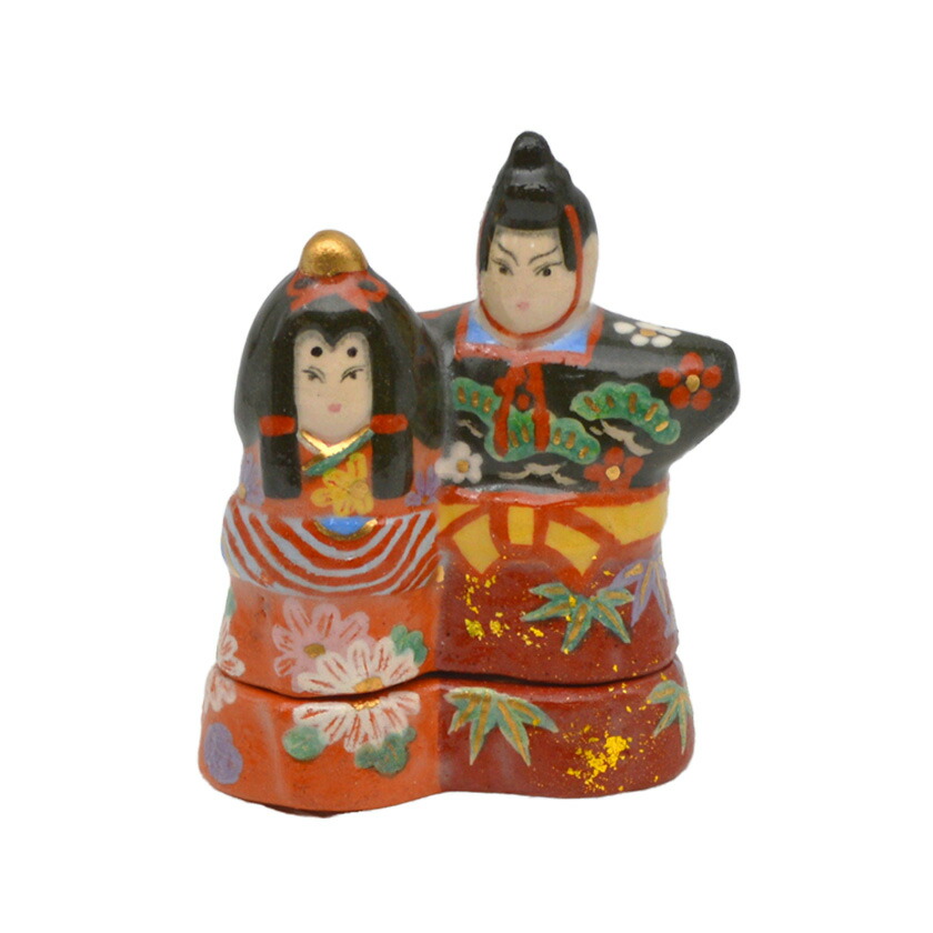 楽天市場】相上芳景 九谷焼香合 雛人形 [茶道具 お香] : 九谷