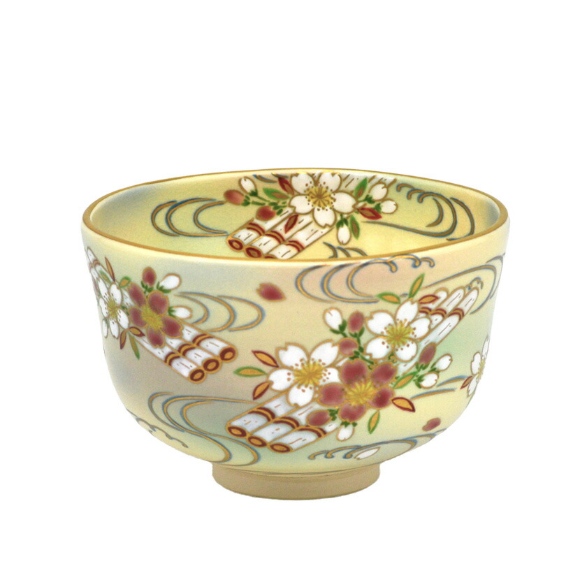 20%OFF 茶道具 抹茶茶碗（まっちゃちゃわん） 茶碗 仁清 花筏 中村 秋峰