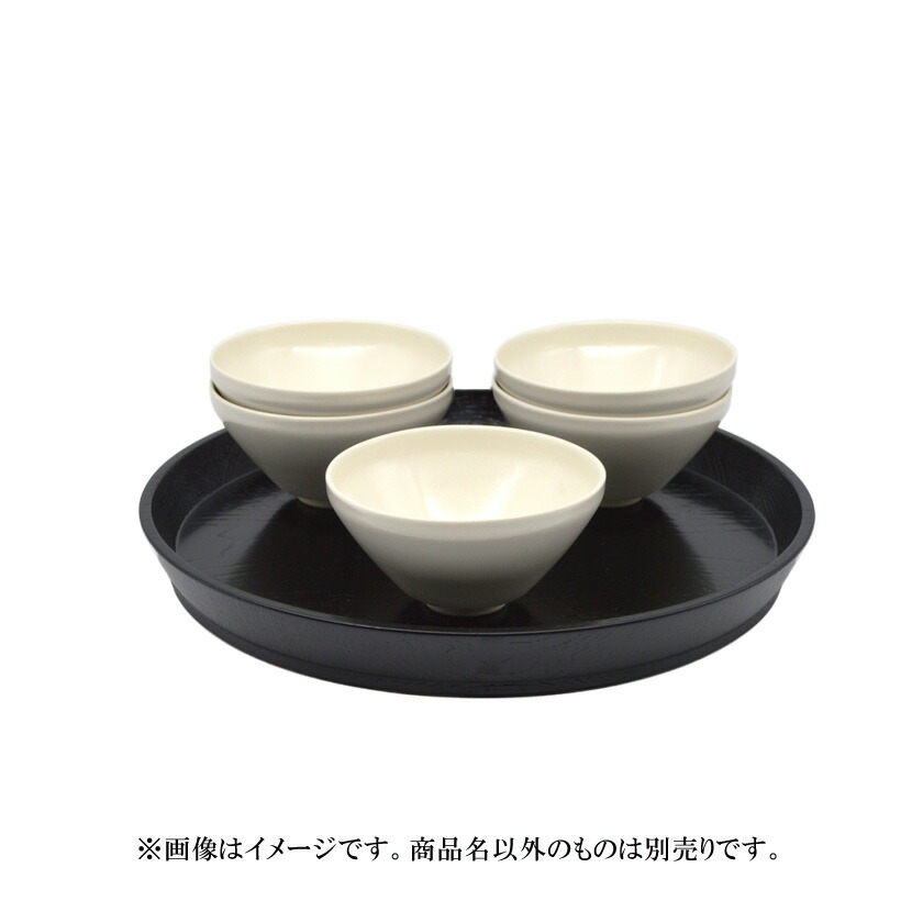 尖んがり3倍以上（歌留多当て嵌める） 茶道具 盆（ぼん） 大円盆 掻合 円能斎好写 ※茶碗は別売りです。