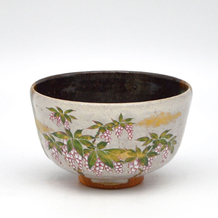 茶道具 抹茶茶碗（まっちゃちゃわん） 茶碗 掛分 馬酔木（アセビ） 中村 良二