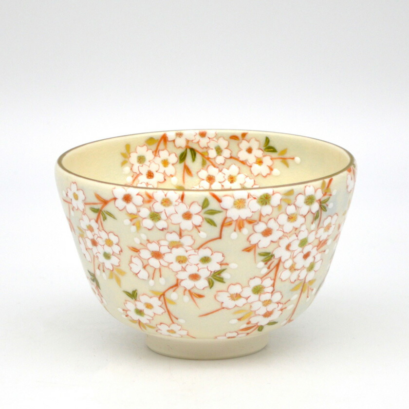 茶道具 抹茶茶碗（まっちゃちゃわん） 茶碗 爽風桜 山岡 善高 茶道具・湯呑・急須-キッチン用品・食器・調理器具