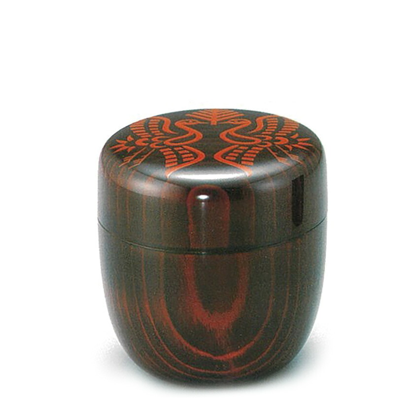 ポイント3倍以上（カード利用） 茶道具 薄茶器（うすちゃき） 松の木春慶塗大棗 即中斎宗匠好写 中村 宗悦
