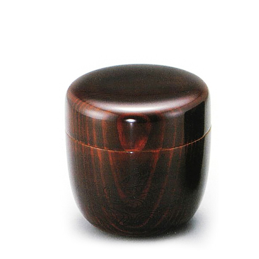 ポイント3倍以上（カード利用） 茶道具 薄茶器（うすちゃき） 神路山溜大棗 即中斎宗匠好写 中村 宗悦