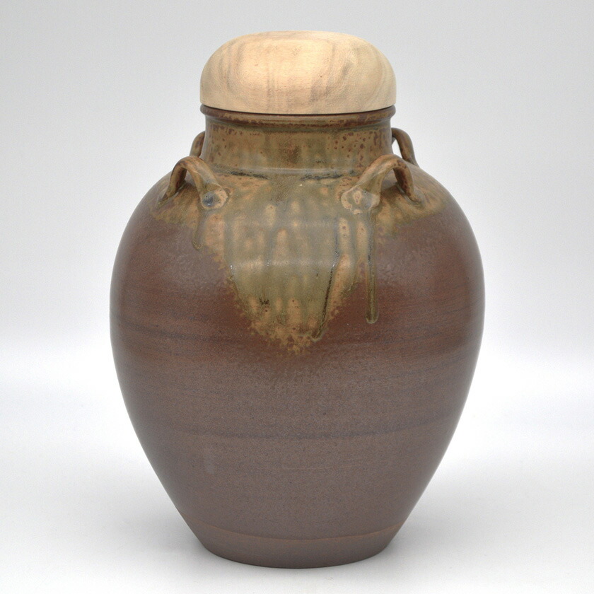 茶道具　飾壺　信水作 楽天市場】【茶器/茶道具 飾茶壺（飾壺）】 丹波焼き(立杭焼き