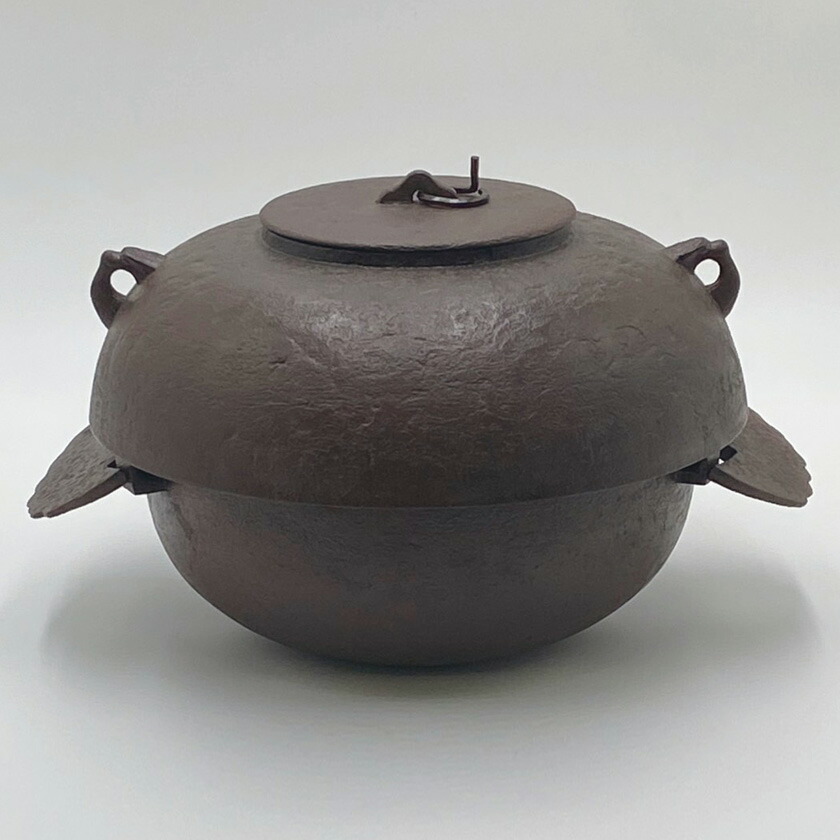 茶道具　釜師　和田美之助造　肩衝釜　共箱　M　R6628B 茶道具 釜師 和田美之助造 肩衝釜 共箱 M R6628B 茶道具 釜師 和田美之