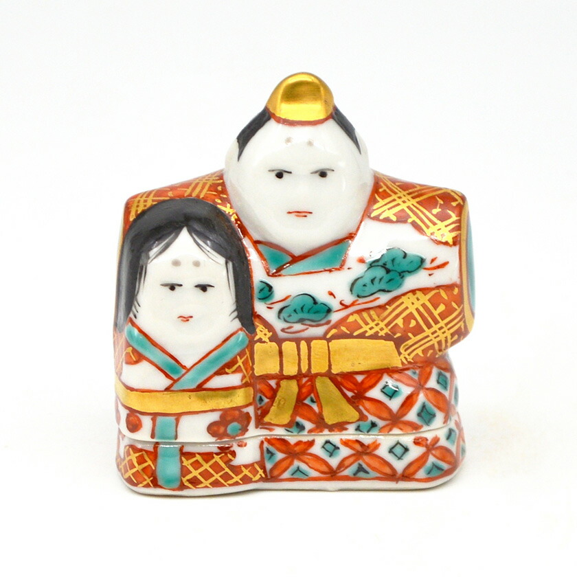 楽天市場】相上芳景 九谷焼香合 雛人形 [茶道具 お香] : 九谷陶芸 北山