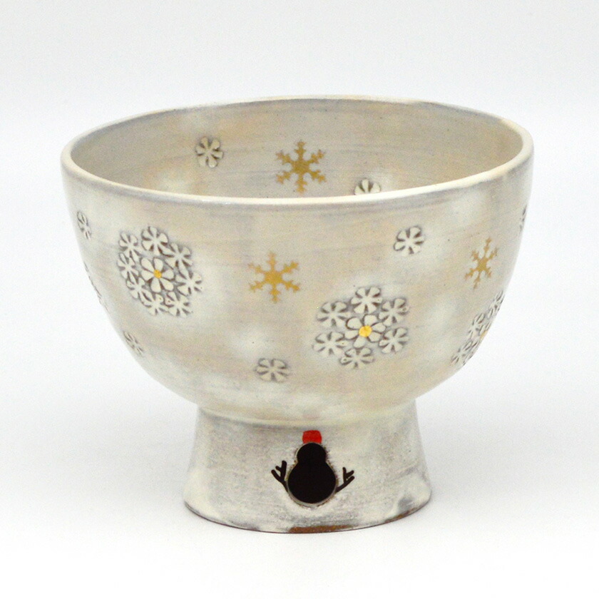 楽天市場】茶道具 抹茶茶碗 筒茶碗 雪片 2月 冬 つつちゃわん 赤