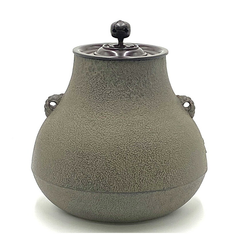 楽天市場】茶道具 切り合わせ 風炉釜 平丸釜添 唐銅鬼面風炉 利休好