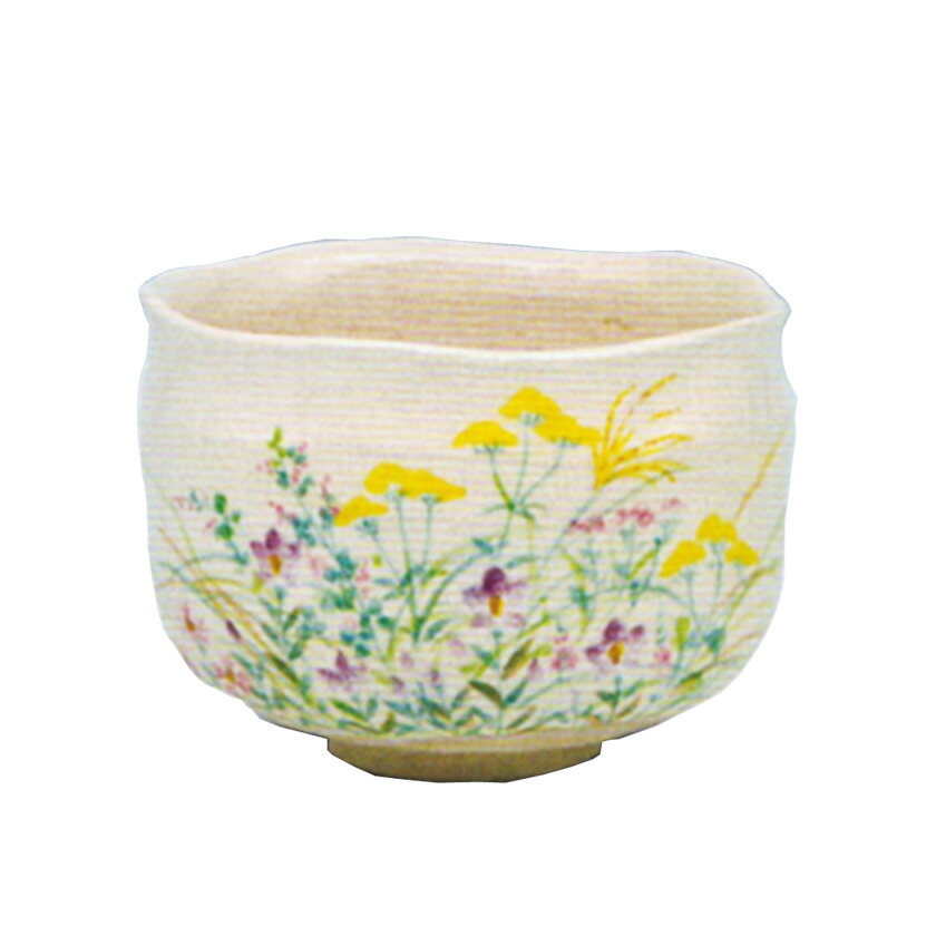 茶道具 抹茶茶碗（まっちゃちゃわん） 茶碗 秋の七草 吉村 楽入