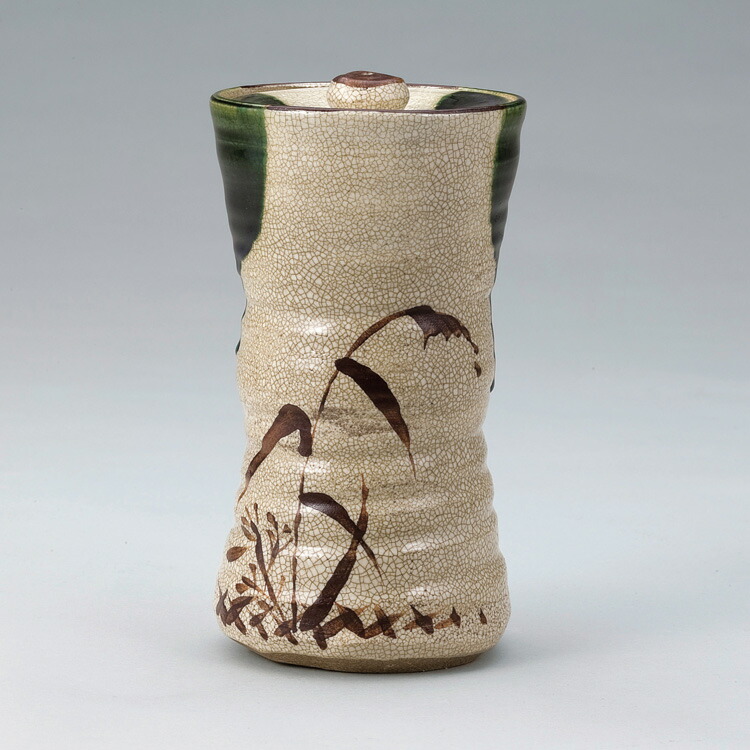 【楽天市場】茶道具 織部細水指 加藤景陶 (茶道具 通販 楽天)：お茶・茶道具・抹茶スイーツ千紀園