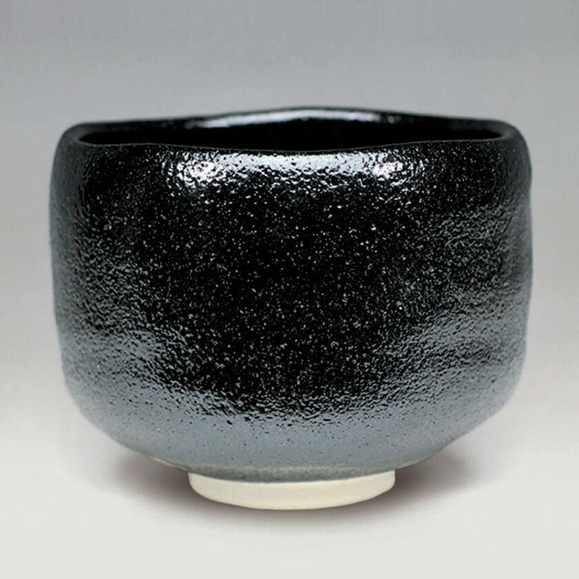 茶道具　楽茶碗　無言窯 茶道具 抹茶茶碗 黒楽茶碗 川崎和楽作 茶道 : 茶道具いまや静香