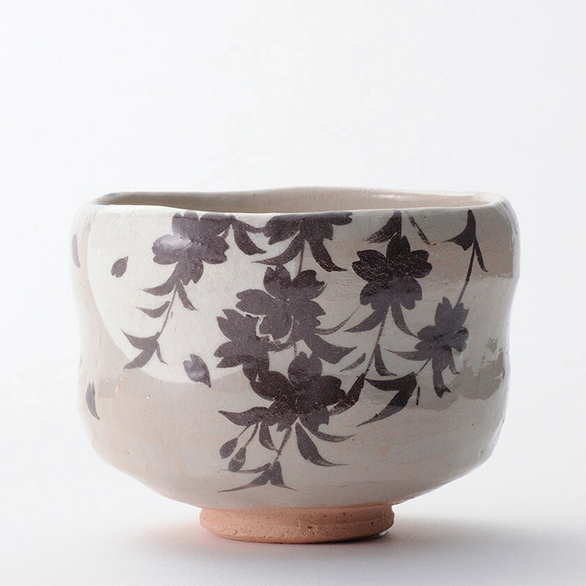 【吉村楽入 / 茶道具 抹茶茶碗】 ポイント3倍以上(カード利用) 季節茶碗 桜影絵 通販 通販サイト