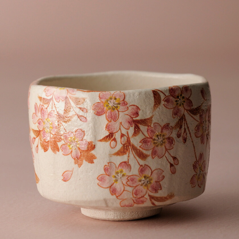 【吉村楽入 / 茶道具 抹茶茶碗】 ポイント3倍以上(カード利用) 季節茶碗 紅桜 通販 通販サイト