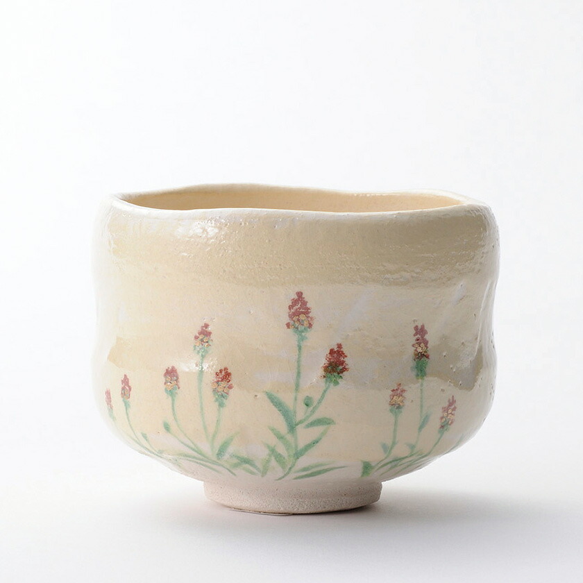 【吉村楽入 / 茶道具 抹茶茶碗】 ポイント3倍以上(カード利用) 季節茶碗 吾亦紅の絵 通販 通販サイト