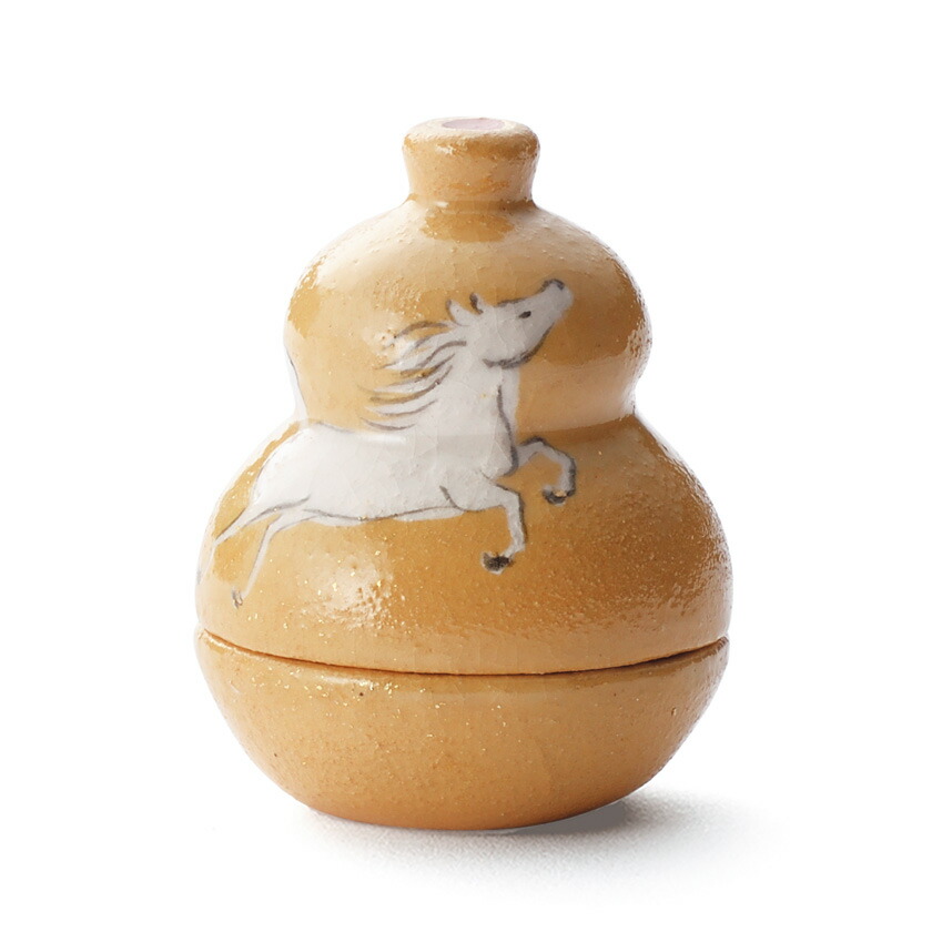 楽天市場】＜茶道具・香合＞令和8年 干支香合 午 昭峰作 可愛らしい