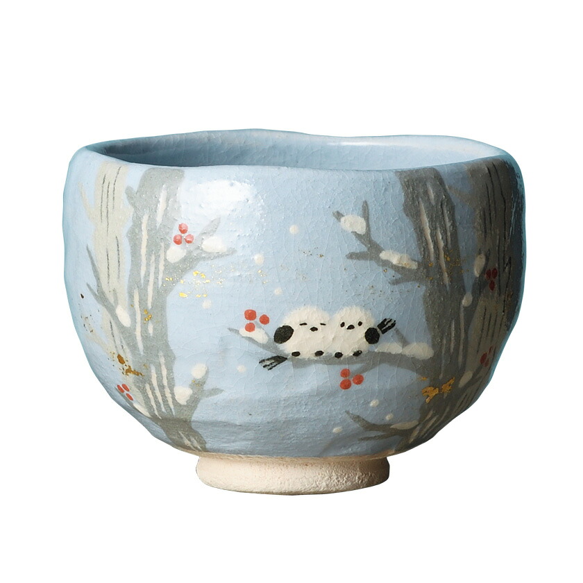 茶道具 抹茶茶碗（まっちゃちゃわん） 時節茶碗 シマエナガ 吉村 楽入