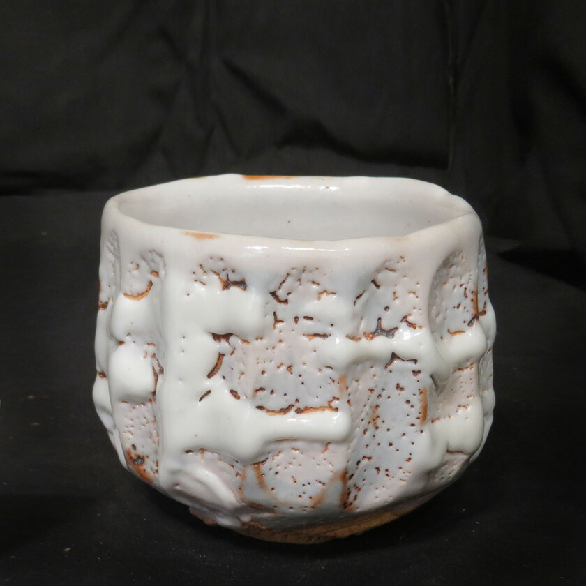 茶道具 抹茶茶碗（まっちゃちゃわん） 絵志野 シノギ 茶碗 信楽焼 灰塚窯 木戸 貞昭｜お茶・茶道具・抹茶スイーツ千紀園